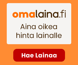 Hae lainaa Omalaina.fi:n kautta ja vertaile tarjouksia ilmaiseksi. Saat edulliset korot ja joustavat ehdot. Klikkaa tästä ja löydä sinulle sopivin laina helposti.